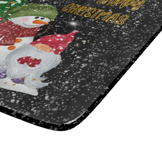 Weihnachtsfeiertage-Gnome Schneidebrett (Ecke)