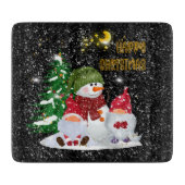 Weihnachtsfeiertage-Gnome Schneidebrett (Vorderseite)