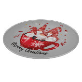 Weihnachtsfeiertage-Gnome Schneidebrett (Ecke)