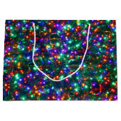 Weihnachtsfeiertage Große Geschenktüte (Vorderseite)