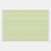 Weihnachtsfeiertage Grüne Pinienbäume Geschenkpapier Set (Vorderseite 3)