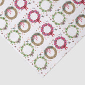 Weihnachtsfeiertage Gruß Seidenpapier (Ausschnitt)