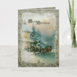 Weihnachtsfeiertage - Grußkarte Feiertagskarte