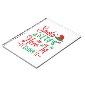 Weihnachtsfeiertage hier notizblock (Linke Seite)