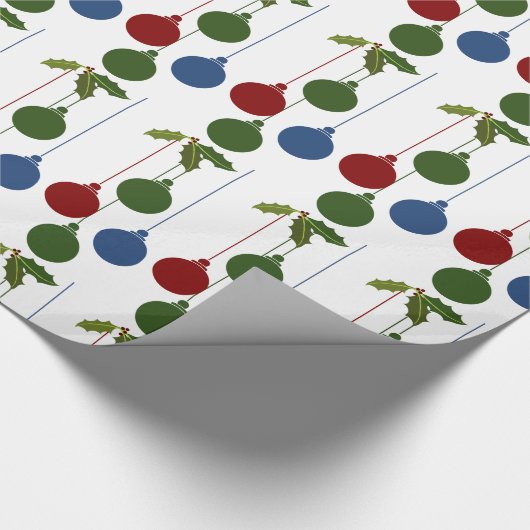 Weihnachtsfeiertage Hintergrund Geschenkpapier (Ecke)