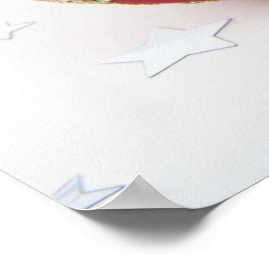 Weihnachtsfeiertage Hintergrund Poster (Ecke)