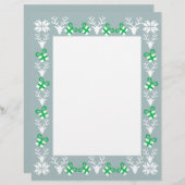 Weihnachtsfeiertage Hirsche und Geschenke Briefkop (Vorne/Hinten)