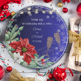 Weihnachtsfeiertage Hochzeitspapier Pappteller