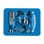 Weihnachtsfeiertage - Icons und Quotes Magnet (Horizontal)