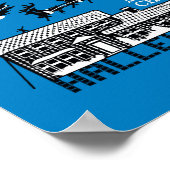 Weihnachtsfeiertage - Icons und Quotes Poster (Ecke)