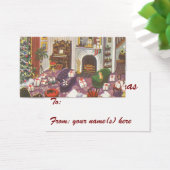 Weihnachtsfeiertage im Wohnzimmer (Schreibtisch)