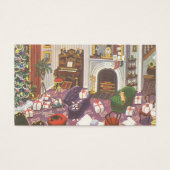 Weihnachtsfeiertage im Wohnzimmer (Vorderseite)