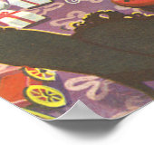 Weihnachtsfeiertage im Wohnzimmer Poster (Ecke)