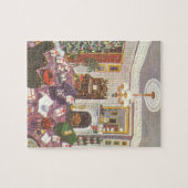 Weihnachtsfeiertage im Wohnzimmer Puzzle (Horizontal)