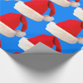 Weihnachtsfeiertage in Rot und Weiß - Weihnachtsma Geschenkpapier (Ecke)