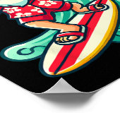 Weihnachtsfeiertage in Santa Tropical Poster (Ecke)