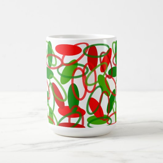 Weihnachtsfeiertage Kaffeetasse (Mittel)