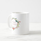 Weihnachtsfeiertage Kaffeetasse (Vorderseite Links)