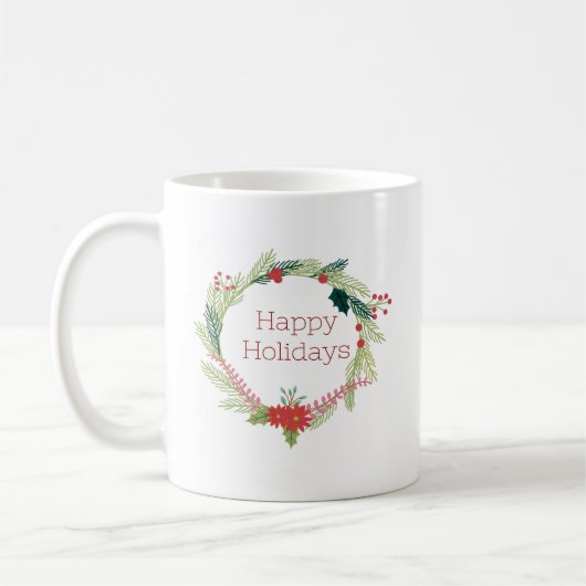 Weihnachtsfeiertage Kaffeetasse (Links)