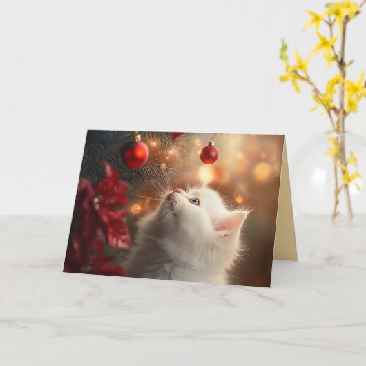 Weihnachtsfeiertage Karte (Gelbe Blume)