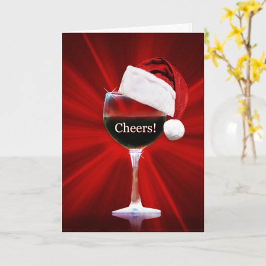 Weihnachtsfeiertage Karte (Gelbe Blume)