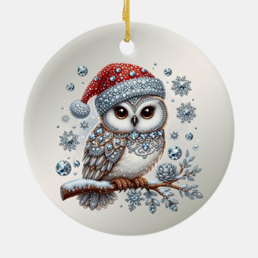 Weihnachtsfeiertage Keramik Ornament (Hinten)