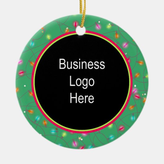 Weihnachtsfeiertage Keramik Ornament (Vorne)