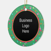 Weihnachtsfeiertage Keramik Ornament (Links)