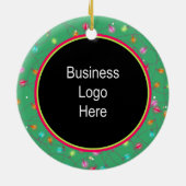 Weihnachtsfeiertage Keramik Ornament (Hinten)