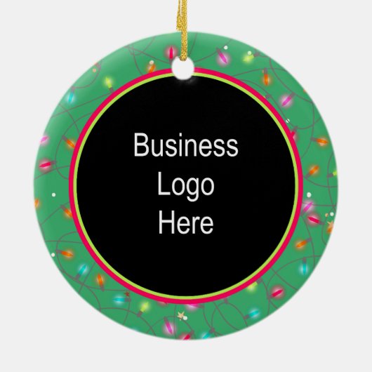 Weihnachtsfeiertage Keramik Ornament (Hinten)