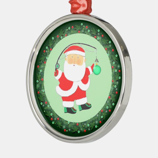 Weihnachtsfeiertage Keramik Ornament Aus Metall (Links)