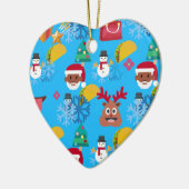 Weihnachtsfeiertage Keramikornament (Links)
