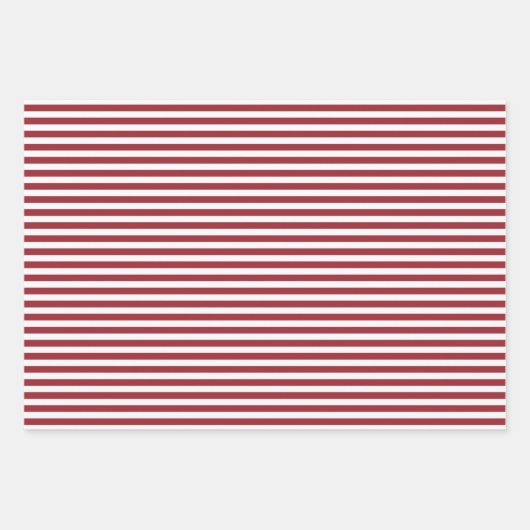 Weihnachtsfeiertage Kerzenleuchten und Streifen Geschenkpapier Set (Vorderseite 3)