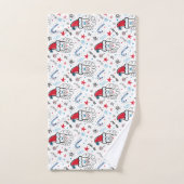Weihnachtsfeiertage - Kleine Geschenke Badhandtuch Set (Handtuch)