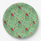 Weihnachtsfeiertage - Kleine Geschenke Pappteller (Vorderseite)