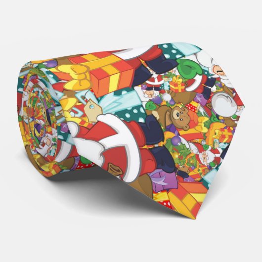 Weihnachtsfeiertage Krawatte (Gerollt)