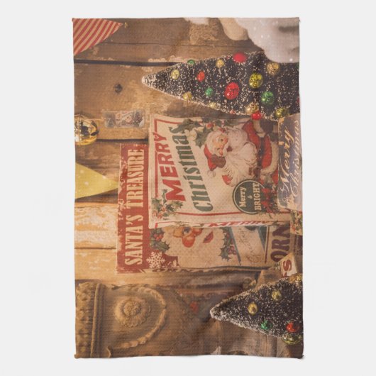 Weihnachtsfeiertage Küche Geschirrtuch (Vertikal)