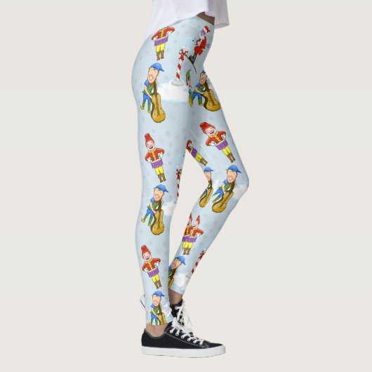 Weihnachtsfeiertage Leggings (Rechts)