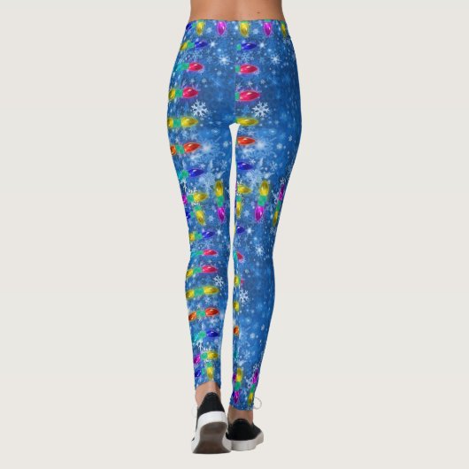 Weihnachtsfeiertage Leggings (Rückseite)