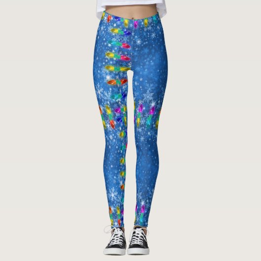 Weihnachtsfeiertage Leggings (Vorderseite)