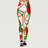 Weihnachtsfeiertage Leggings (Rückseite)