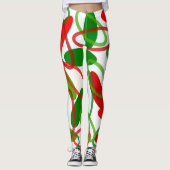 Weihnachtsfeiertage Leggings (Vorderseite)
