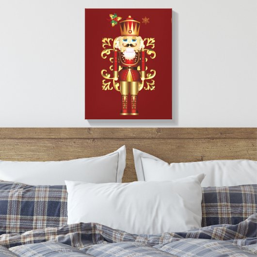 Weihnachtsfeiertage Leinwand Art-Nutcracker (Insitu (Schlafzimmer))