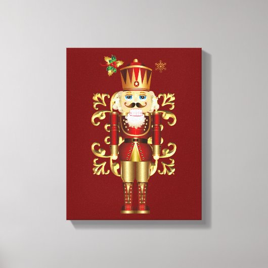 Weihnachtsfeiertage Leinwand Art-Nutcracker (Vorderseite)