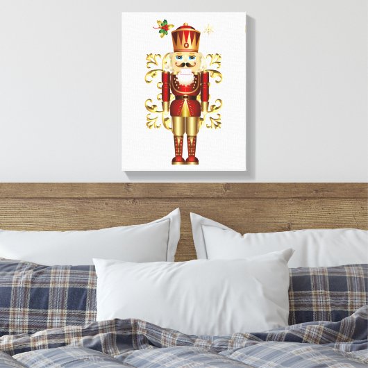 Weihnachtsfeiertage Leinwand Art-Nutcracker (Insitu (Schlafzimmer))