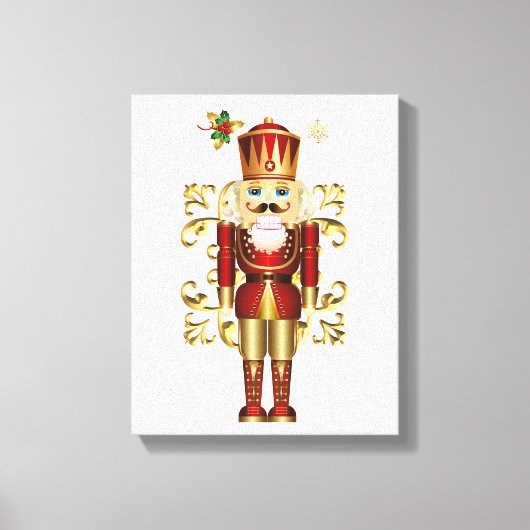 Weihnachtsfeiertage Leinwand Art-Nutcracker (Vorderseite)