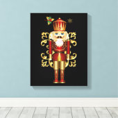 Weihnachtsfeiertage Leinwand Art-Nutcracker (Insitu (Holzboden))
