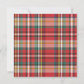 Weihnachtsfeiertage Lieblings-Dinge Rustikal Karie Einladung (Rückseite)