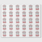 Weihnachtsfeiertage Lieferung Nordpol Express Geschenkpapier (Flach)