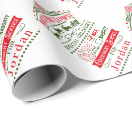 Weihnachtsfeiertage Lieferung Nordpol Express Geschenkpapier